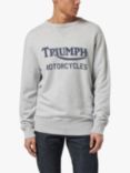 Triumph Motorcycles Radial Sweatshirt, Silver Marl