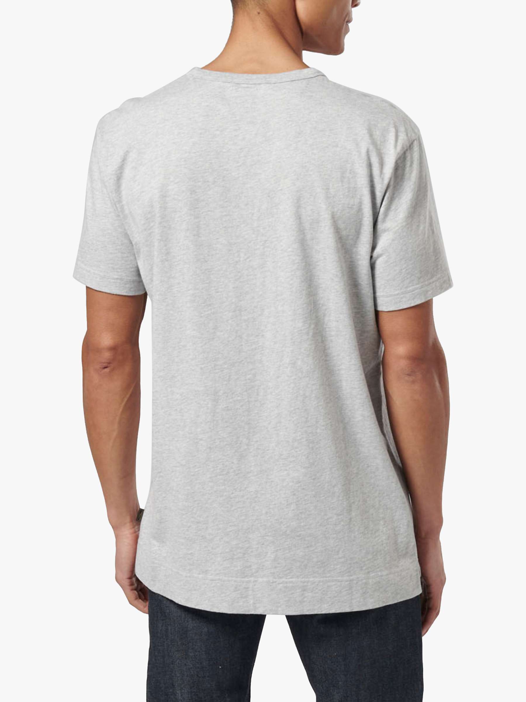 Buy Triumph Motorcycles Front Print T-Shirt, Silver Marl Online at johnlewis.com