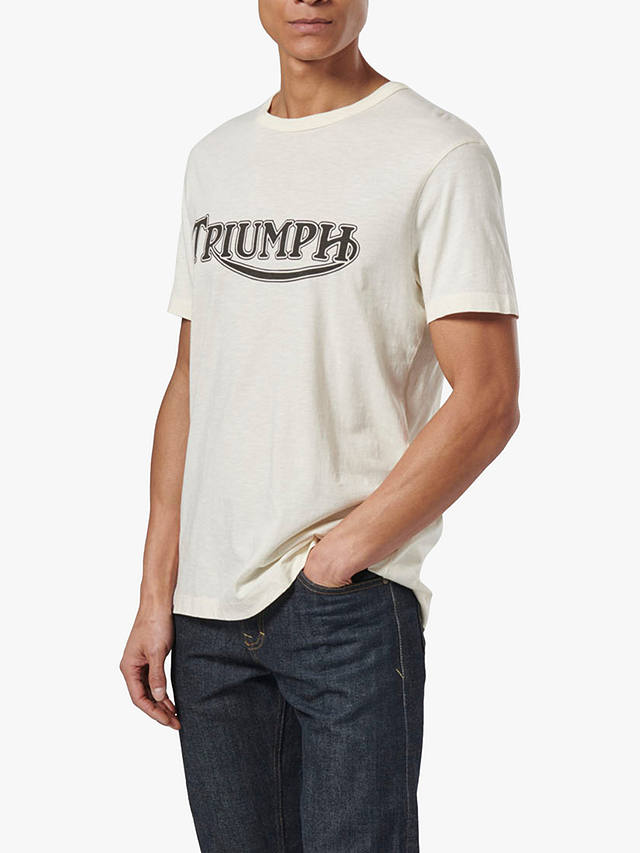 Triumph Motorcycles Fork Seal T-Shirt, Bone