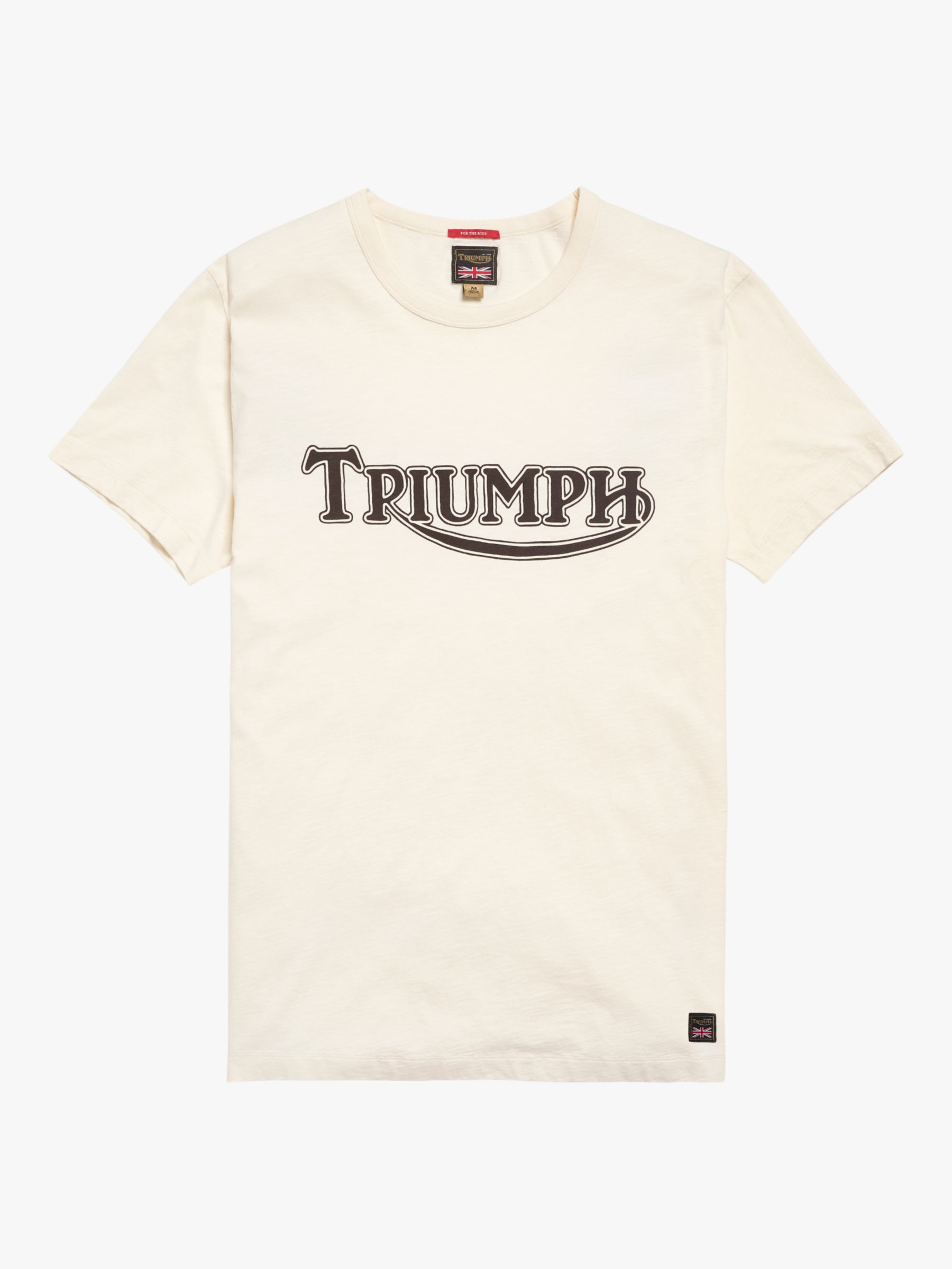 Triumph Motorcycles Fork Seal T-Shirt, Bone, S