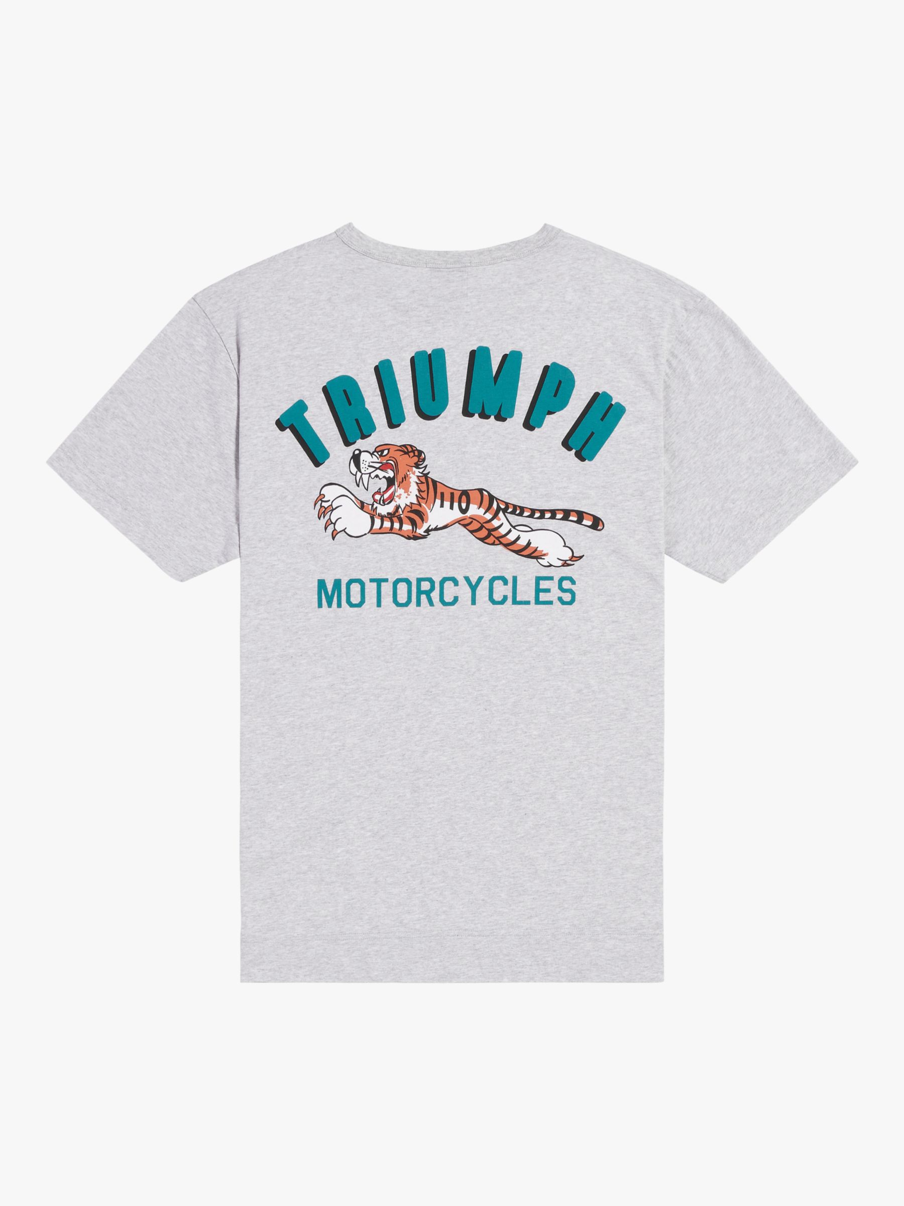 Triumph Motorcycles Super Sport Graphic T-Shirt, Silver Marl, L