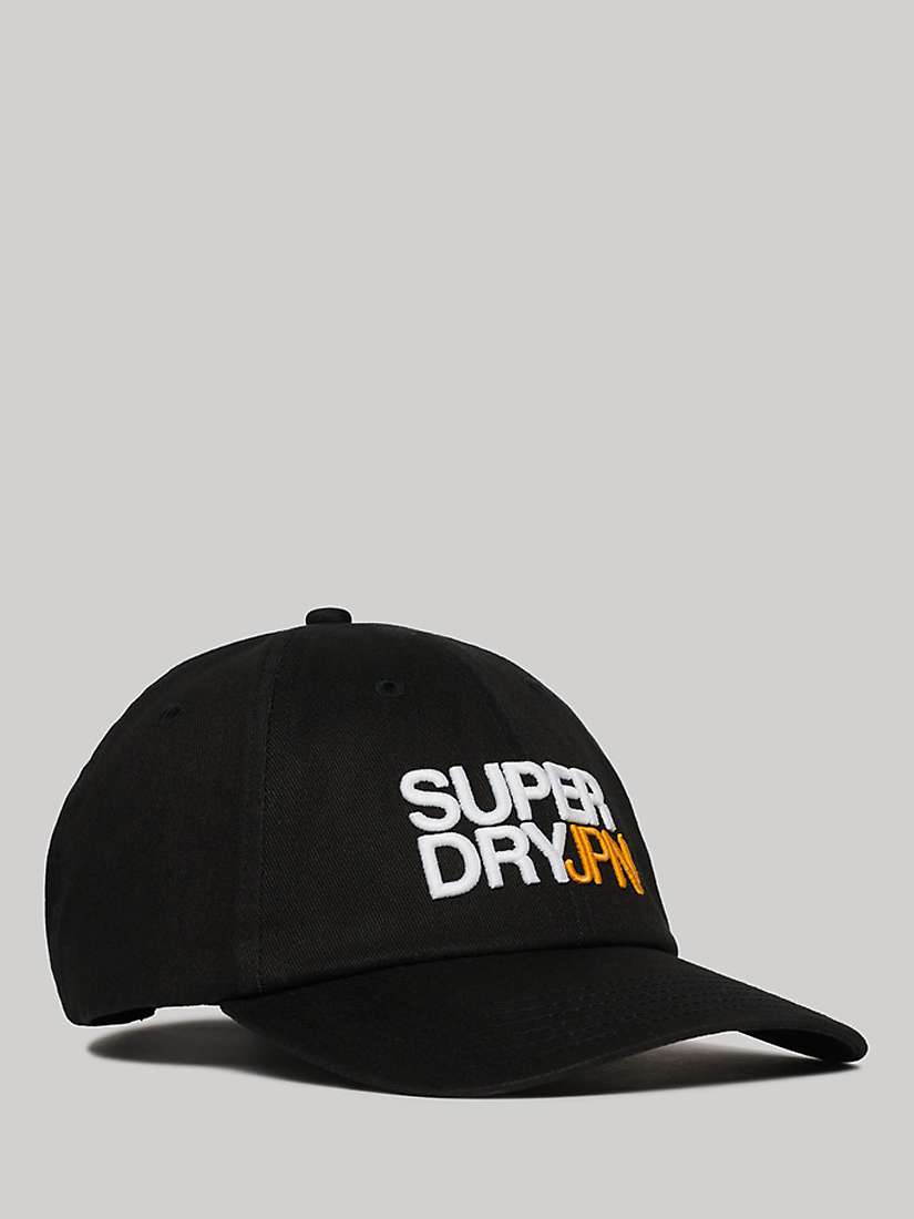 Buy Superdry Sport Style Baseball Cap, Black Online at johnlewis.com
