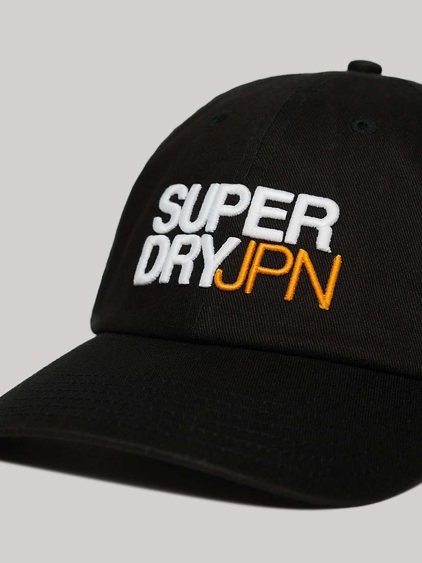 Buy Superdry Sport Style Baseball Cap, Black Online at johnlewis.com