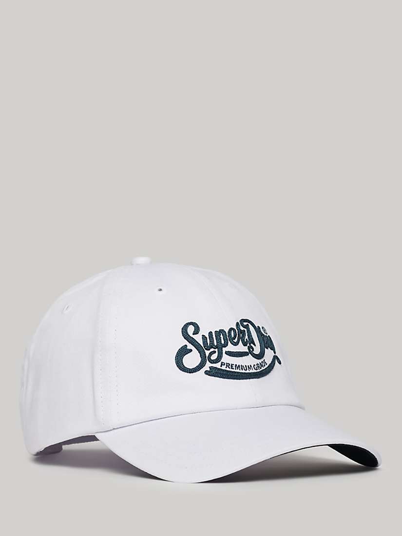 Buy Superdry Graphic Baseball Cap, Ecru Online at johnlewis.com