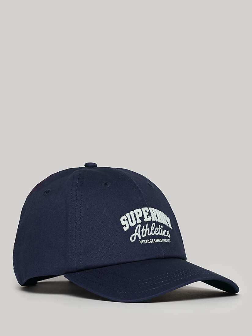 Buy Superdry Graphic Baseball Cap, Rich Navy Online at johnlewis.com