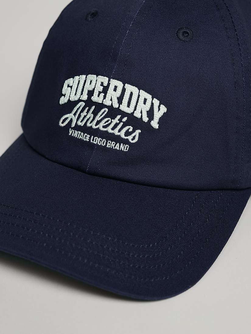Buy Superdry Graphic Baseball Cap, Rich Navy Online at johnlewis.com