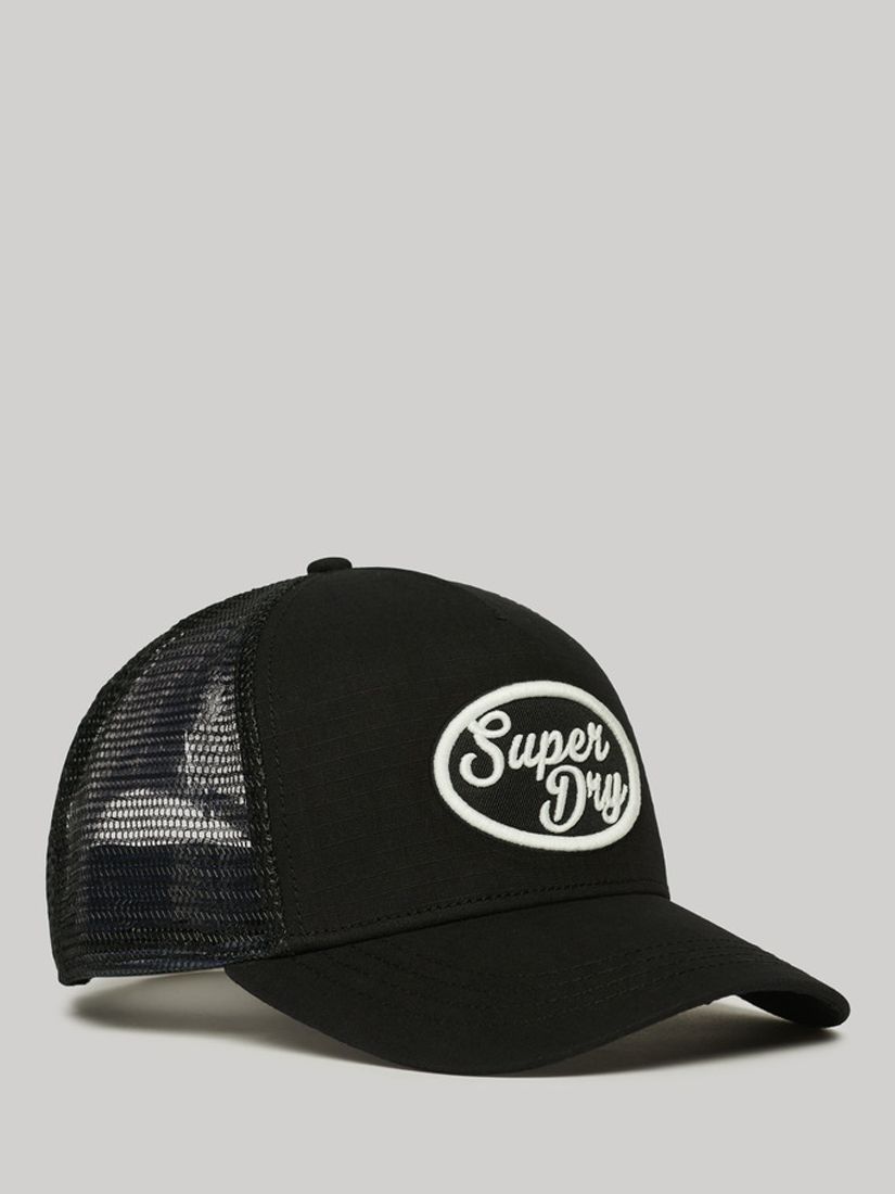 Superdry Dirt Road Trucker Cap, Vintage Black, One Size