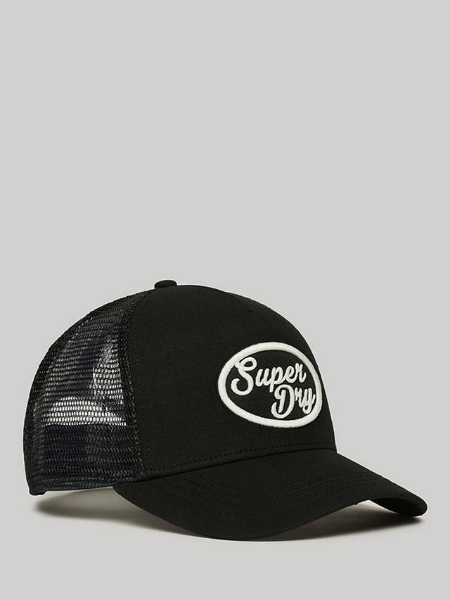 Superdry Dirt Road Trucker Cap, Vintage Black
