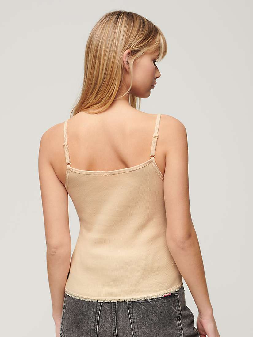 Buy Superdry Essential Button Down Cami Top Online at johnlewis.com