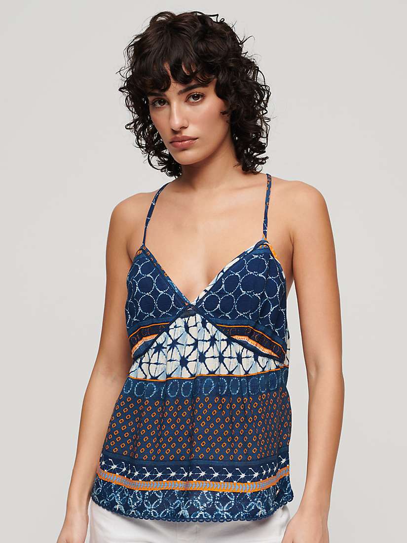 Buy Superdry Printed Woven Cami Top Online at johnlewis.com