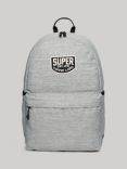 Superdry Patched Montana Backpack, Light Grey Marl