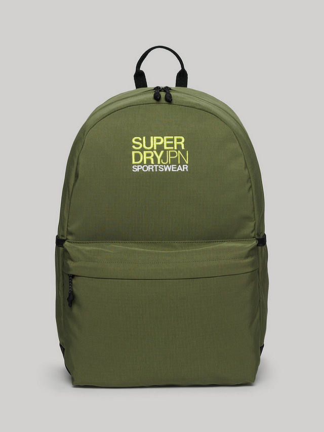 Superdry Code Trekker Montana Backpack, Dark Moss Ripstop