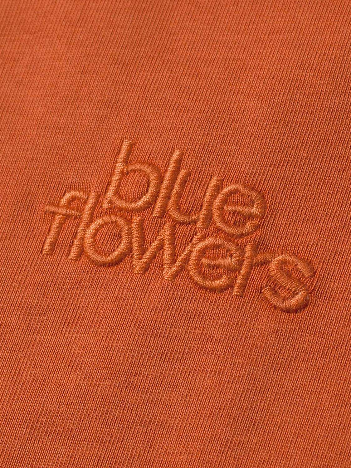 Buy Blue Flowers Rumble T-Shirt, Dark Orange Online at johnlewis.com