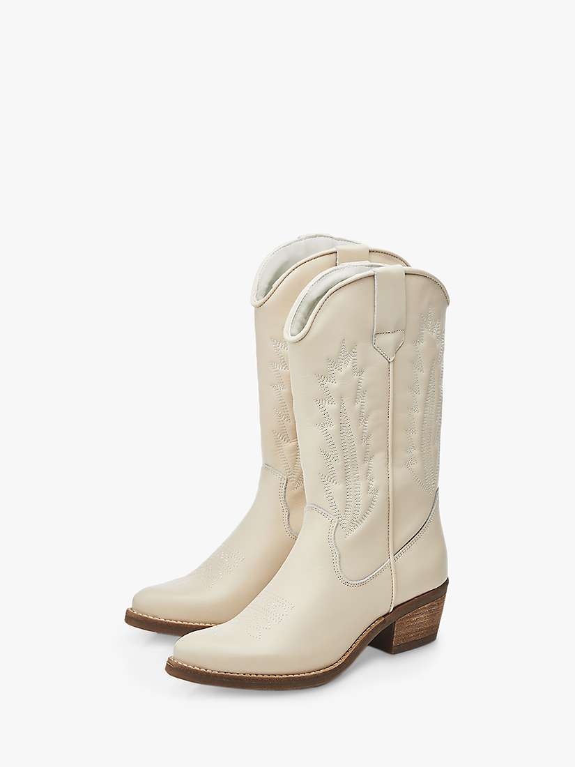 Buy Moda in Pelle Fanntine Leather Cowboy Boots Online at johnlewis.com