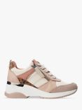 Moda in Pelle Alican Leather Chunky Trainers, Beige