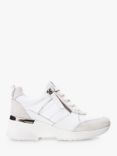 Moda in Pelle Alican Leather Chunky Trainers, White