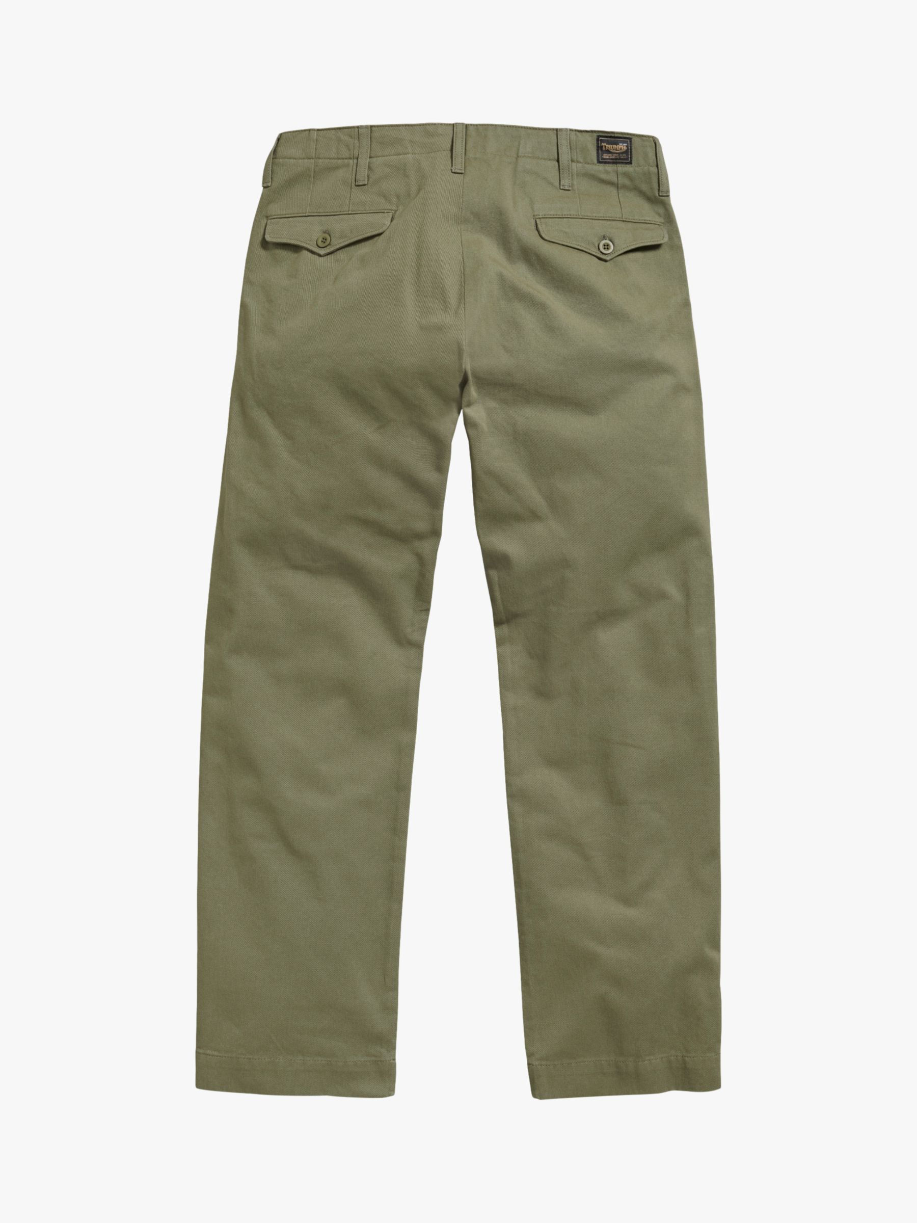 Buy Triumph Motorcycles Officer Chinos, Olive Online at johnlewis.com