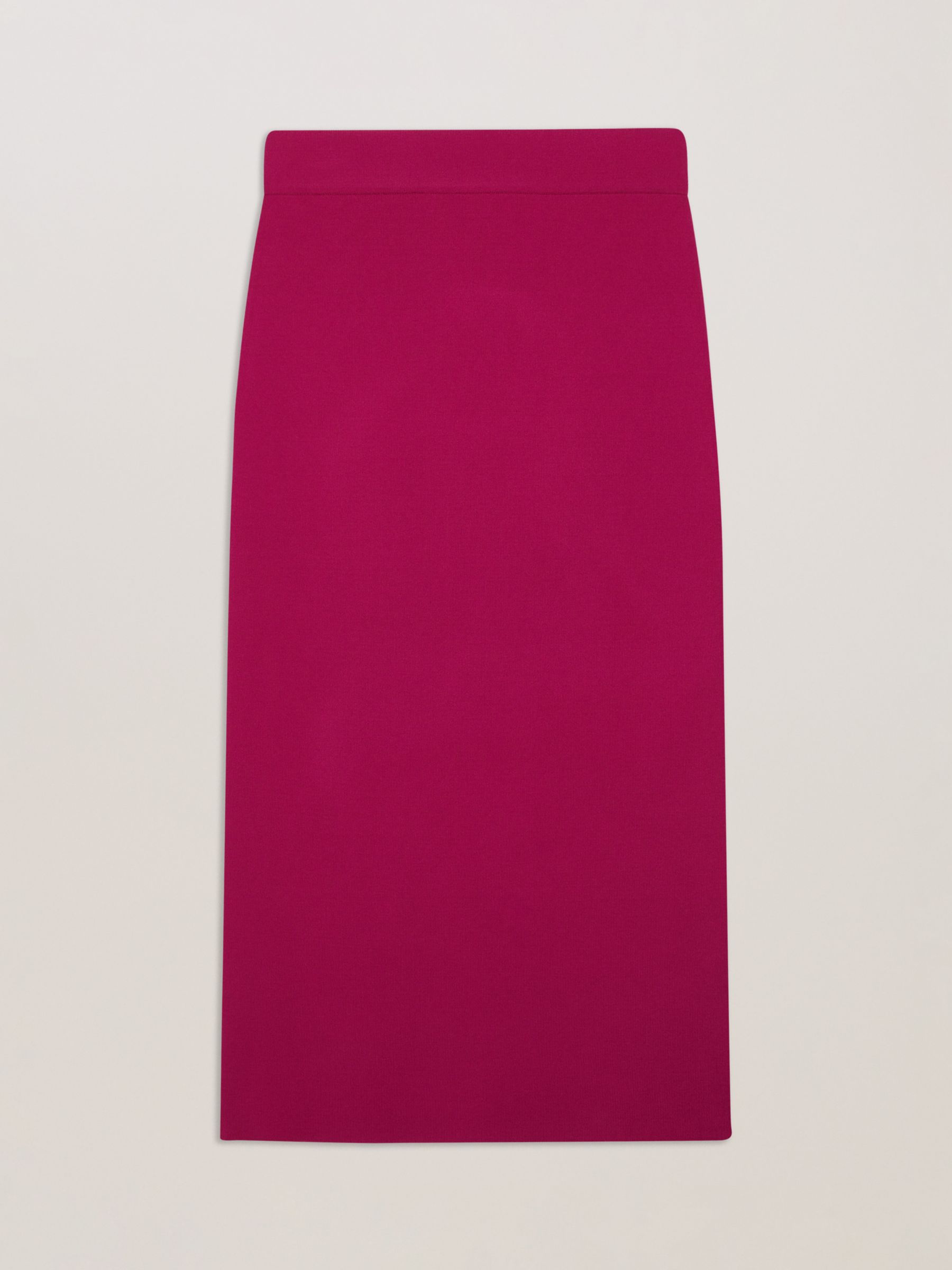 Buy Ted Baker Barbrha Rib Knit Bodycon Midi Skirt, Purple Online at johnlewis.com