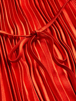 Ted Baker Melike Pleated Midi Dress, Red