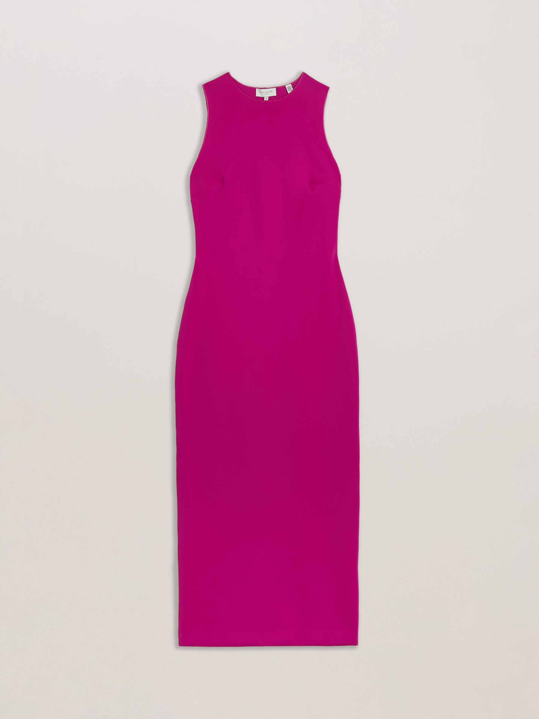 Buy Ted Baker Esthaa Scuba Bodycon Midi Dress, Purple Online at johnlewis.com