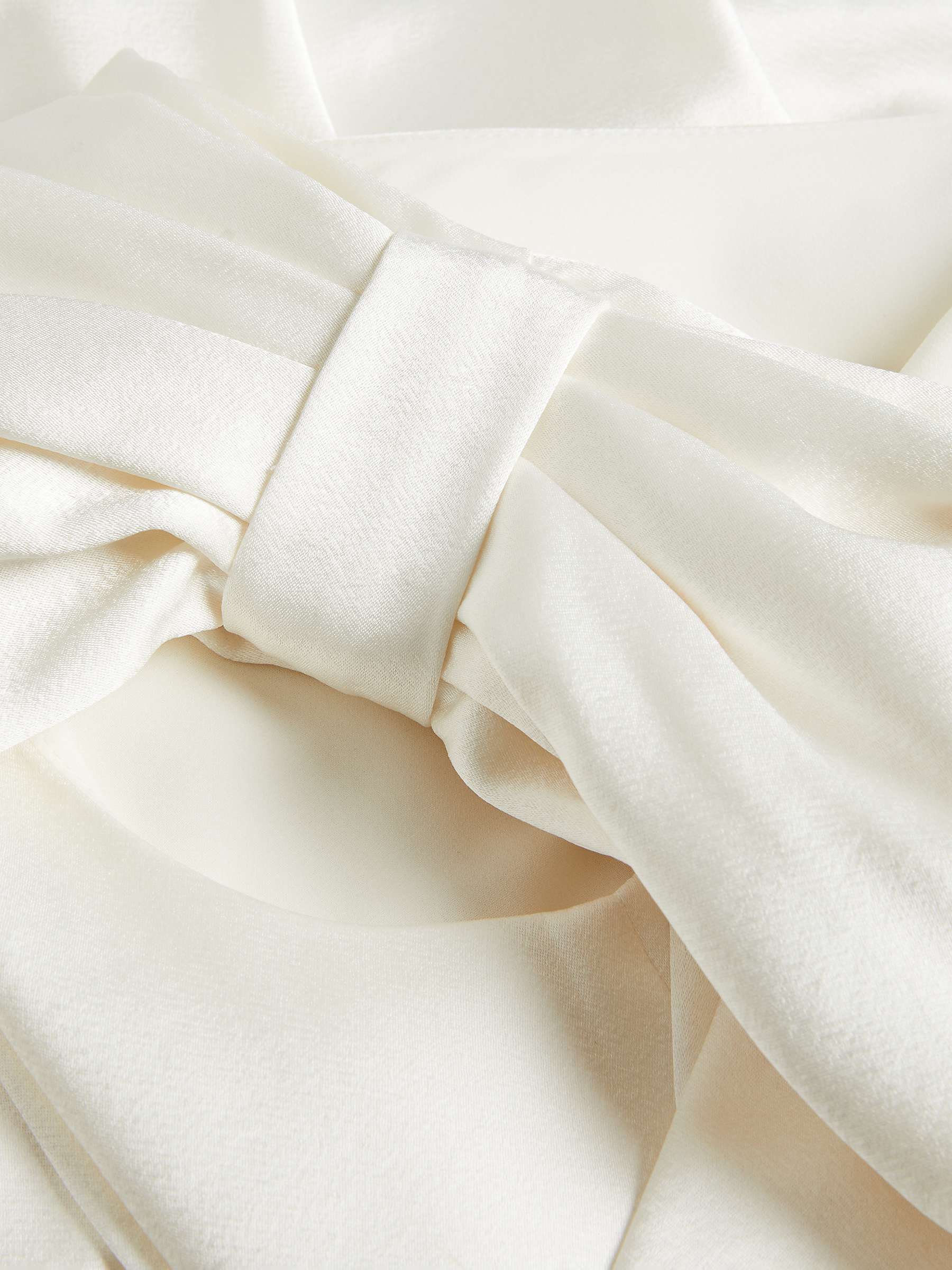 Buy Ted Baker Rikuto Draped One Shoulder Midi Dress, Natural Ivory Online at johnlewis.com