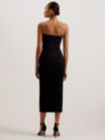 Ted Baker Jesssi Knitted Strapless Bodycon Midi Dress, Black
