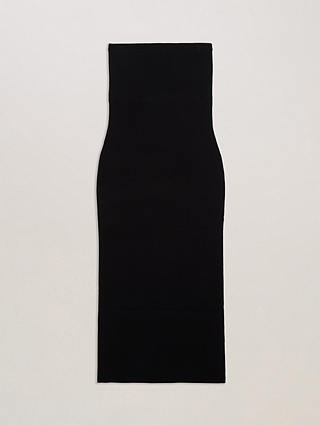 Ted Baker Jesssi Knitted Strapless Bodycon Midi Dress, Black