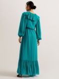 Ted Baker Keina Ruffle Detail Maxi Dress, Green