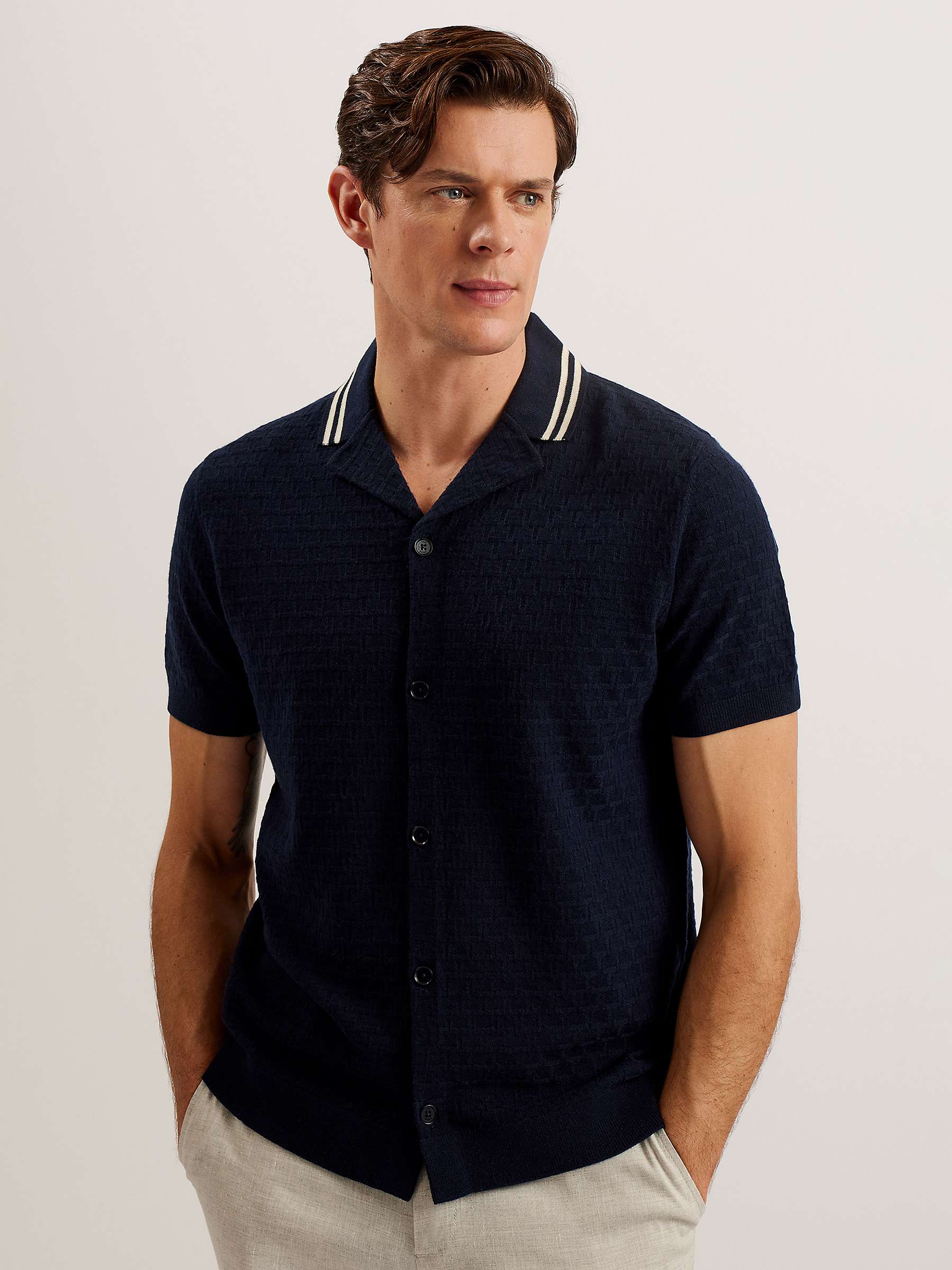 Buy Ted Baker Ewann Short Sleeve Regular Shirt Online at johnlewis.com