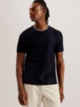 Ted Baker Rousel Short Sleeve Slim Fit Jacquard T-Shirt