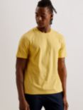 Ted Baker Tywinn Cotton T-Shirt, Yellow