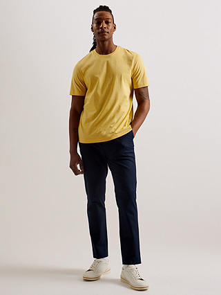 Ted Baker Tywinn Cotton T-Shirt, Yellow