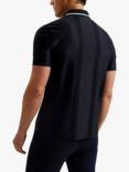 Ted Baker Orbite Slim Fit Jacquard Polo Shirt, Navy, Navy