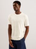 Ted Baker Flinlo Linen T-Shirt, Olive