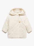 Mango Baby Spring Quilted Hooded Jacket