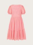 Monsoon Kids' Darcy Sequin Tulle Gathered Occasion Dress