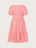 Monsoon Kids' Darcy Sequin Tulle Gathered Occasion Dress
