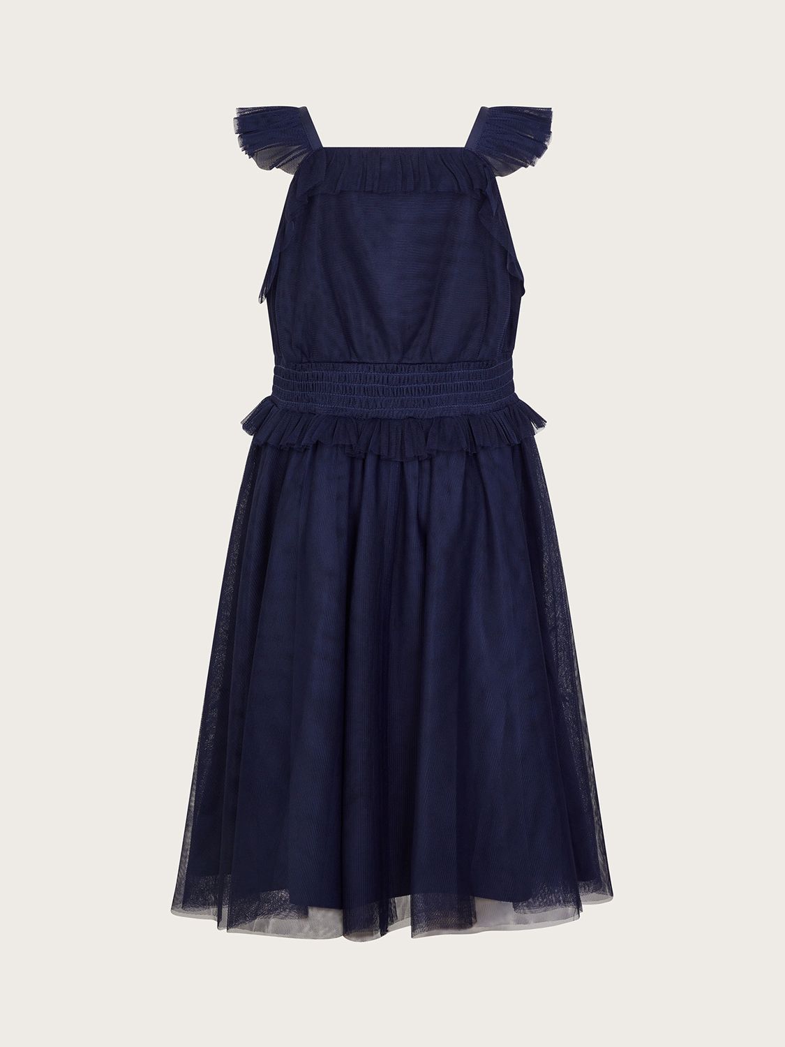 Buy Monsoon Kids' Ria Floral Sequin Midi Dress, Navy Online at johnlewis.com