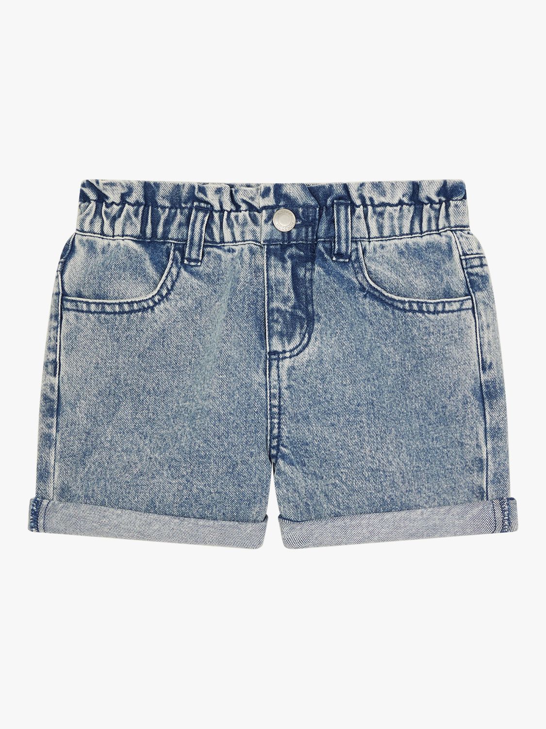 Monsoon Kids' Denim Shorts, Blue