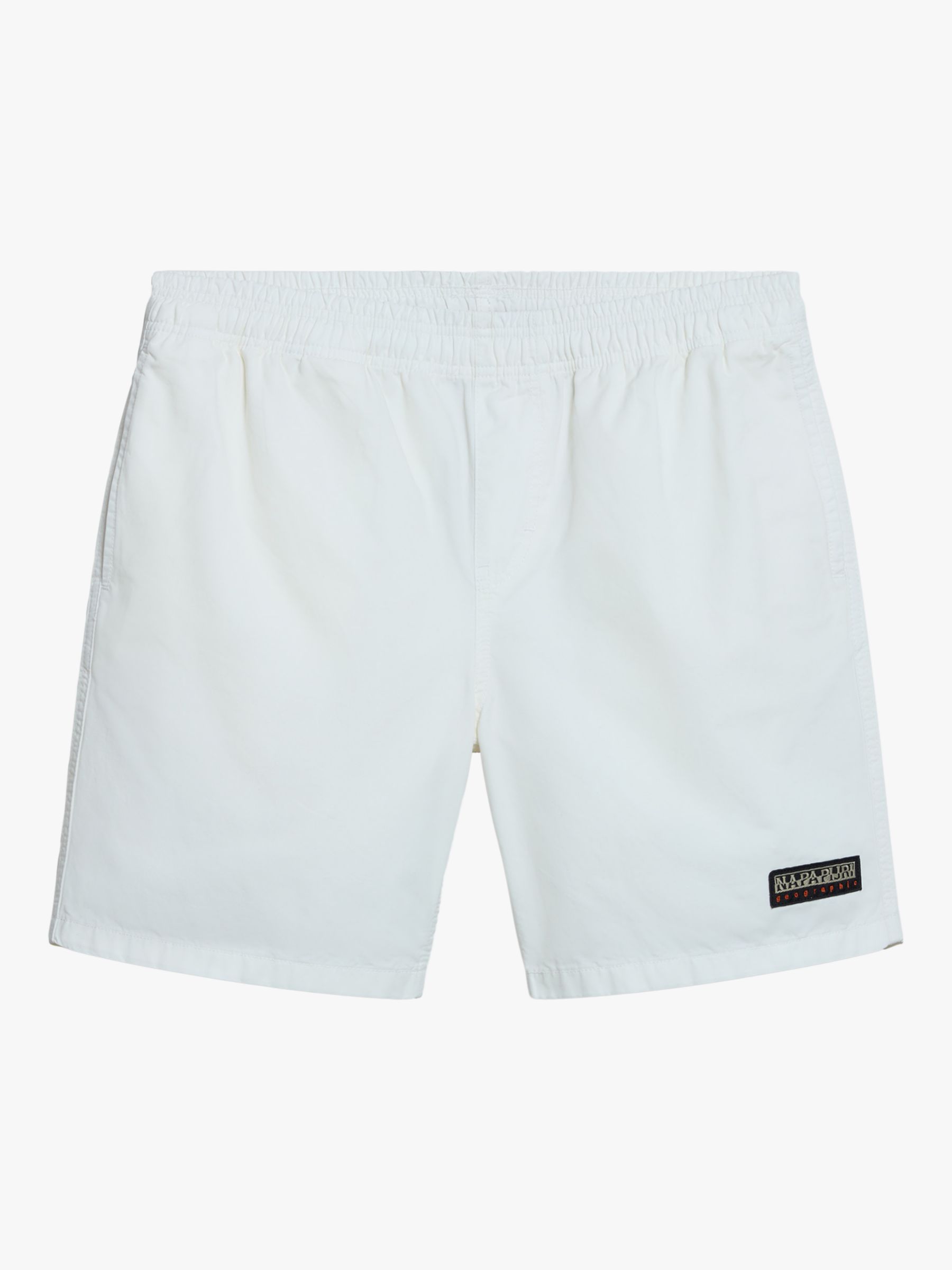 Napapijri Cotton Byod Bermuda Shorts, White, L