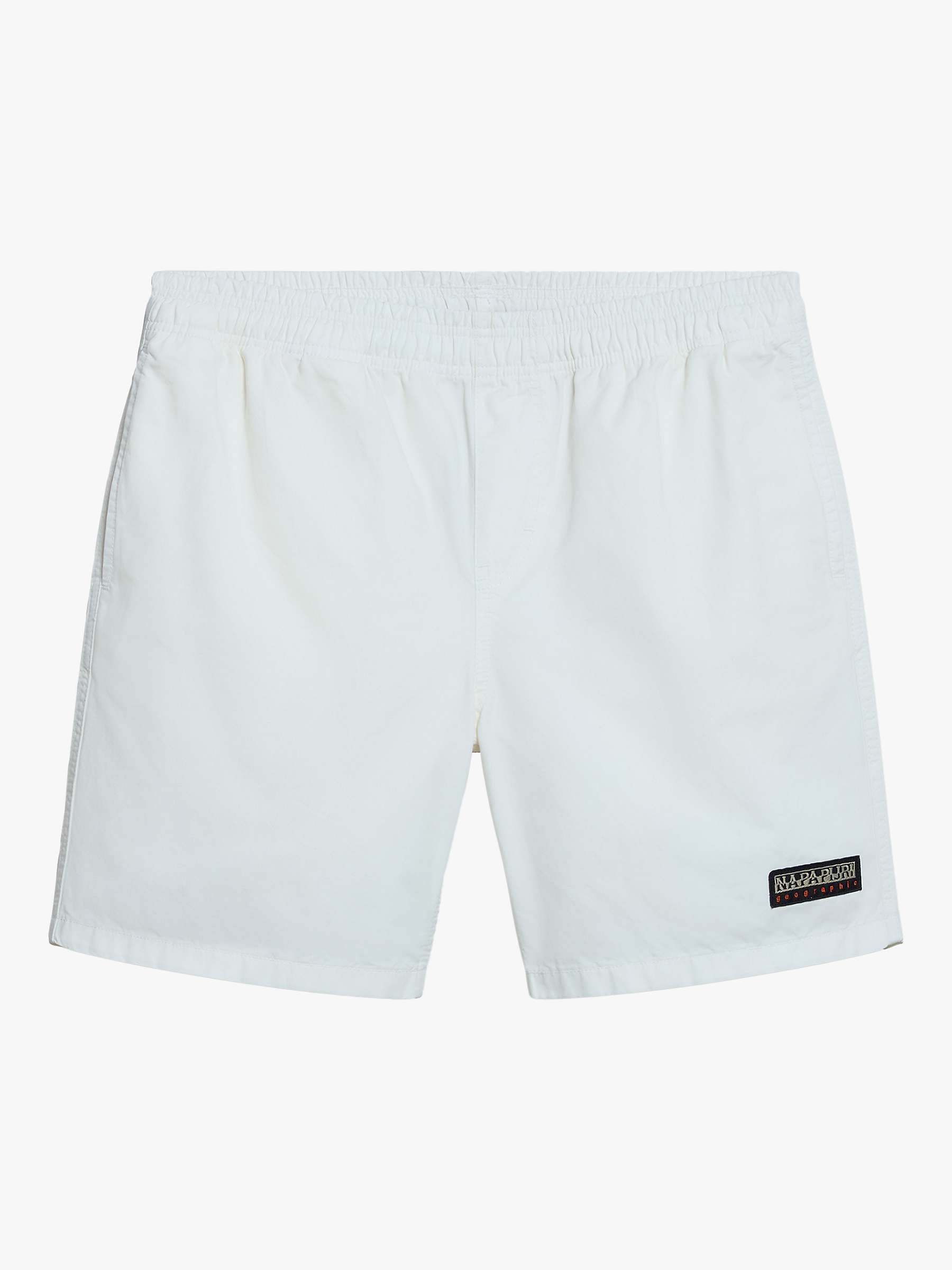 Buy Napapijri Cotton Byod Bermuda Shorts, White Online at johnlewis.com