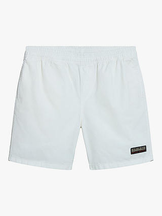 Napapijri Cotton Byod Bermuda Shorts, White