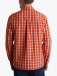 Rohan Coast Long Sleeve Check Shirt, Solar Orange/Auburn