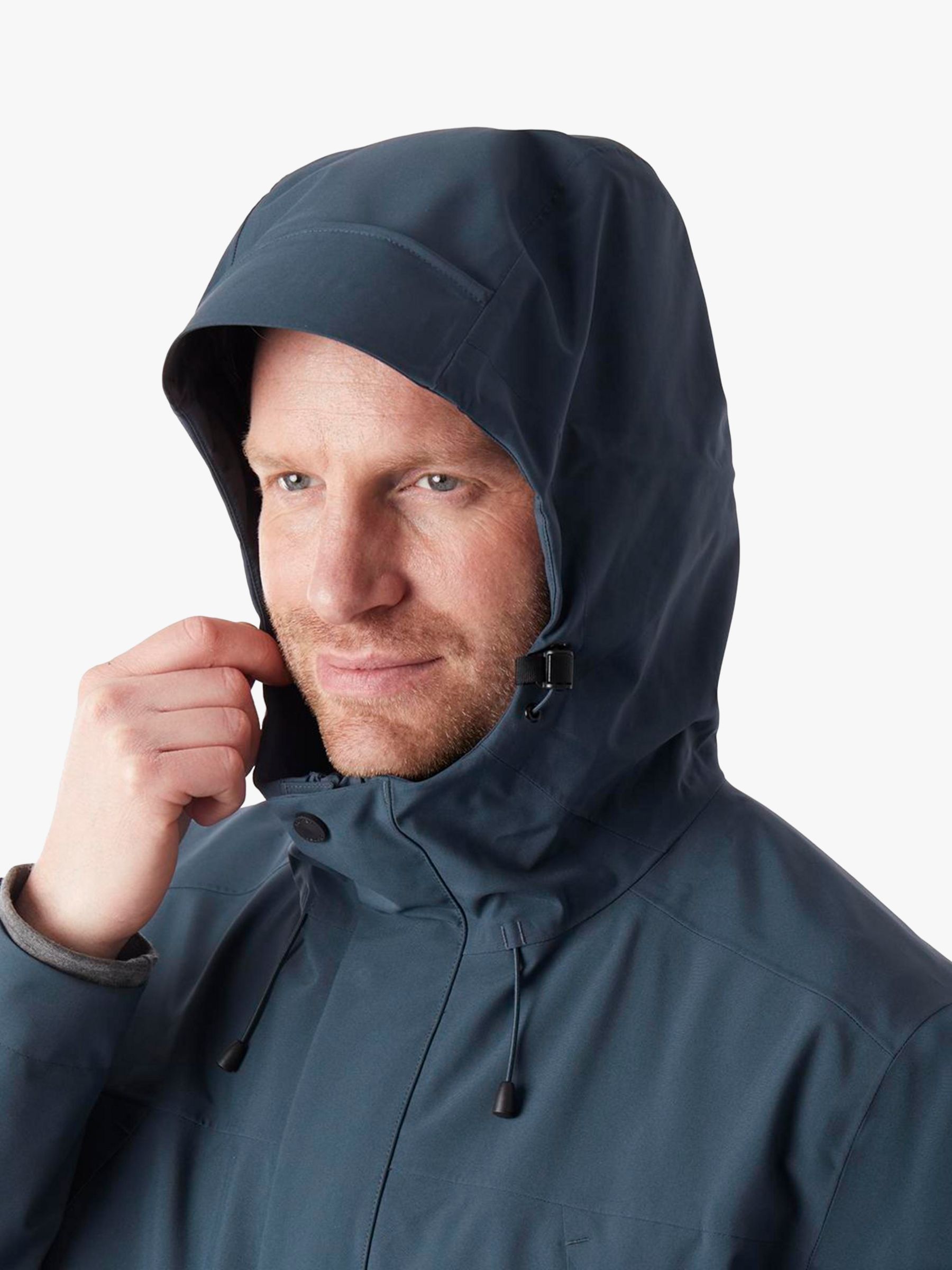 Rohan Kendal Men's Waterproof Jacket, Storm Blue at John Lewis & Partners