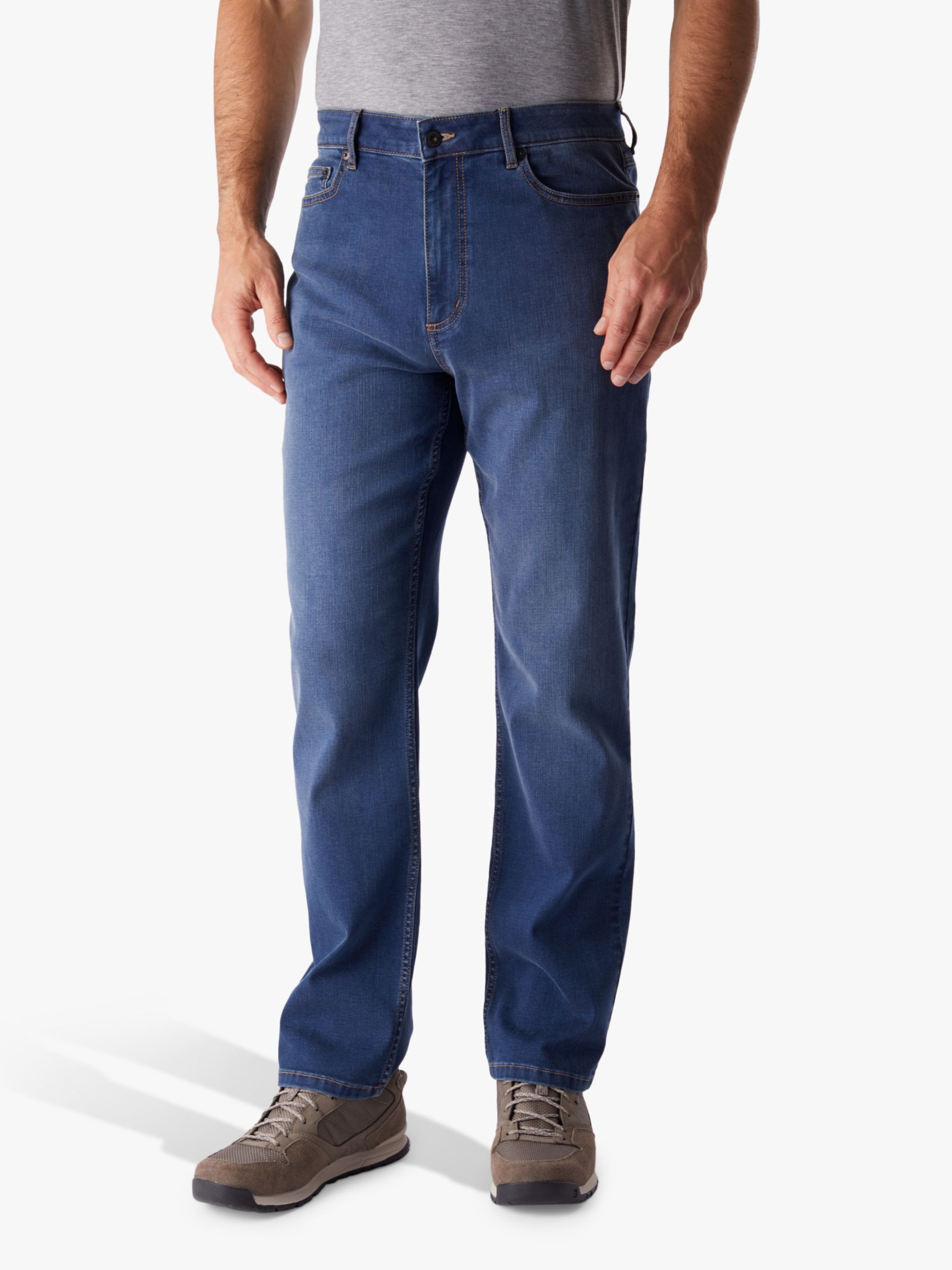 Rohan Flex Men's Classic Fit Jeans, Mid Denim, 36R