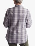 Rohan Women's Coast Check Long Sleeve Shirt, Mauve Grey/Orchid