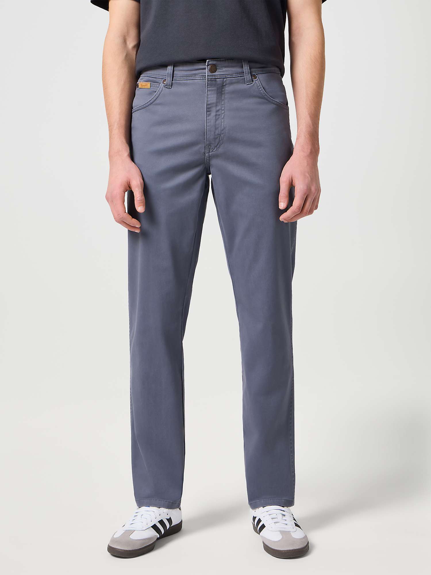 Buy Wrangler Texas Straight Fit Jeans, Turbulence Online at johnlewis.com