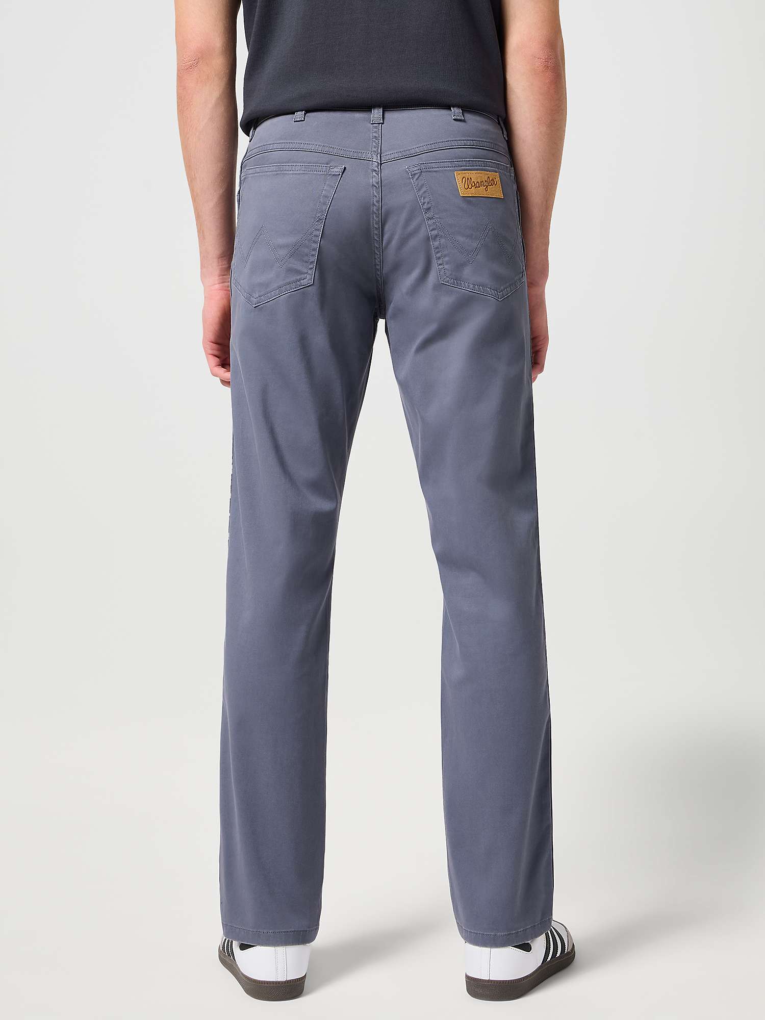 Buy Wrangler Texas Straight Fit Jeans, Turbulence Online at johnlewis.com