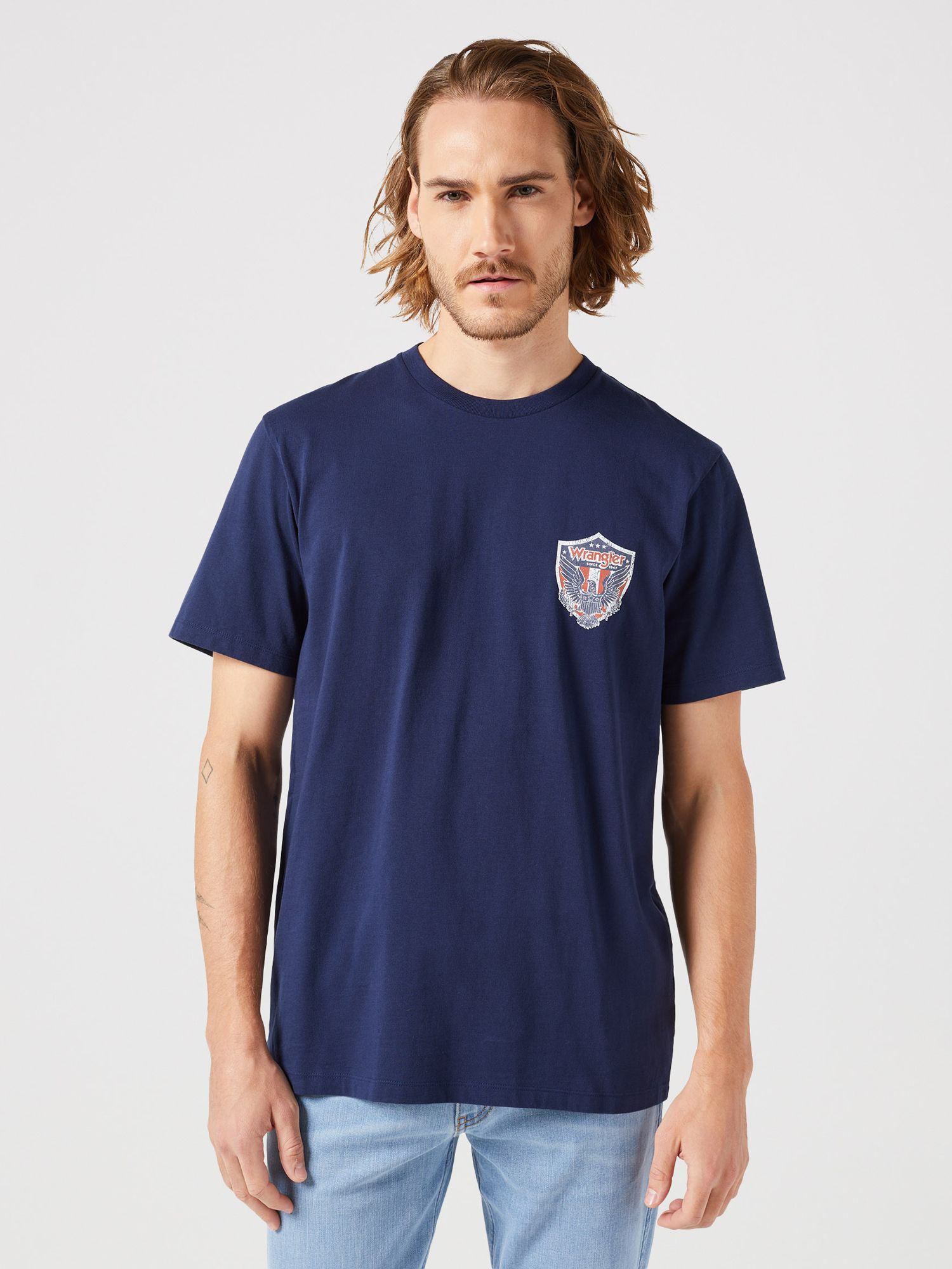 Wrangler Americana T-Shirt, Black, XL
