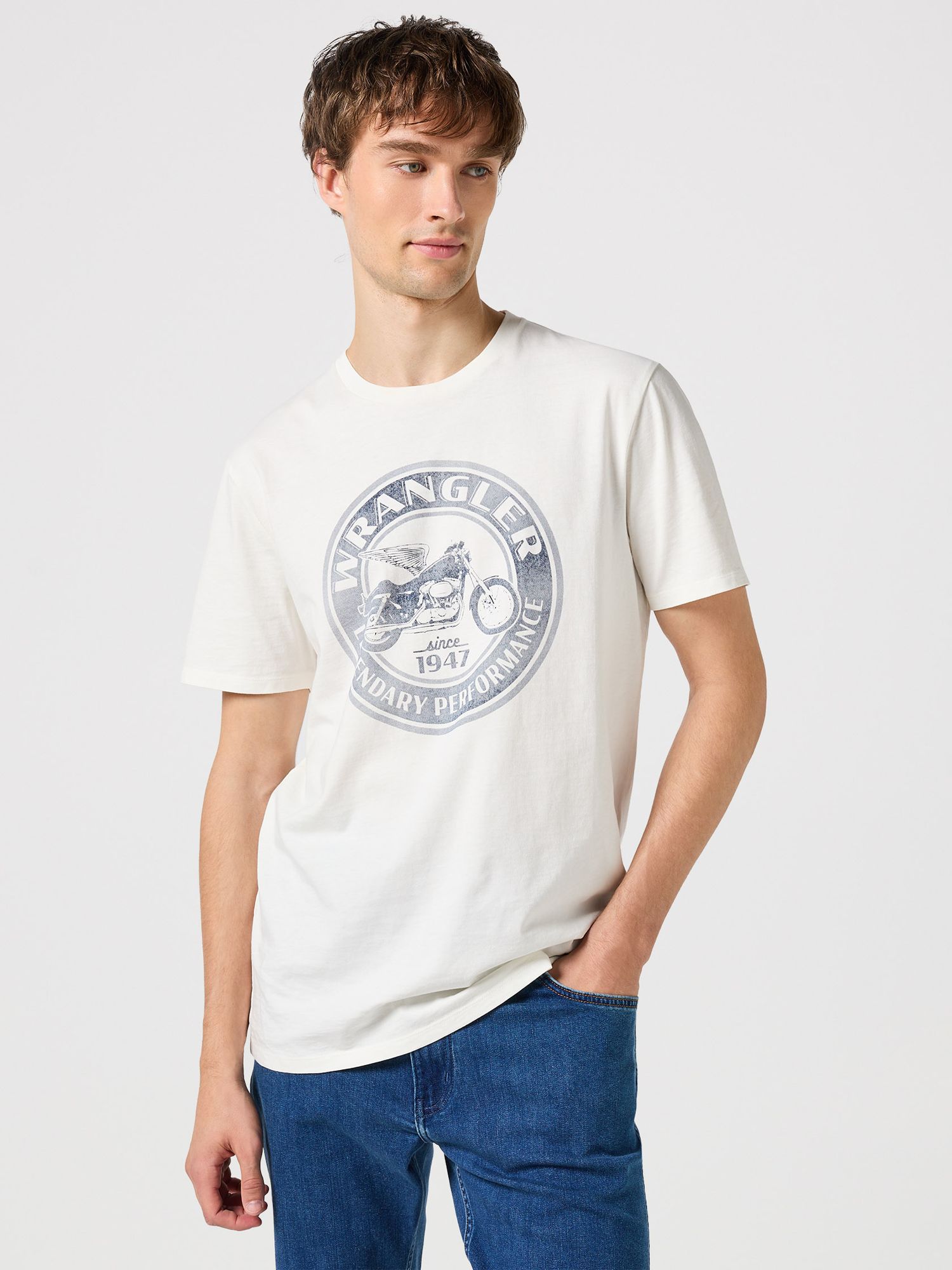 Wrangler Americana T-Shirt, White, XL